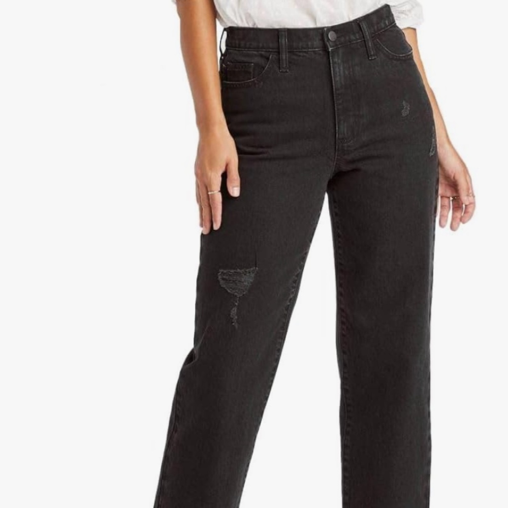 High-Rise Vintage Straight Jeans